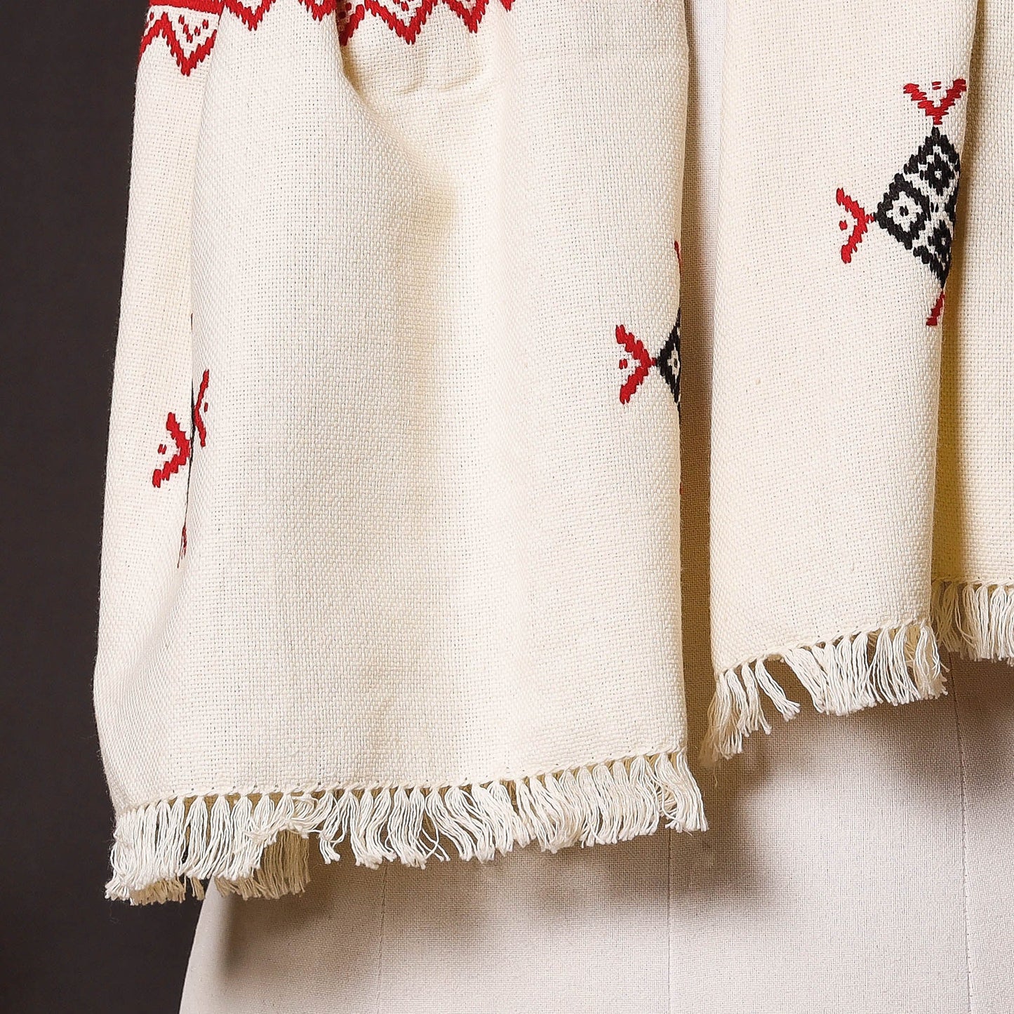 Tribal Toda Hand Embroidery Stole
