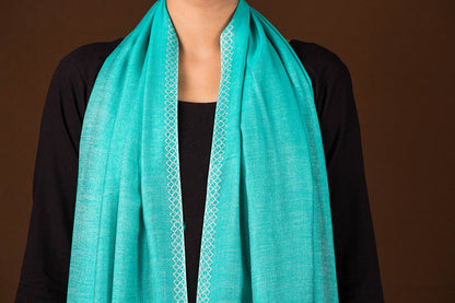 Farrukhabad Modal Silk Reversible Handloom Stole
