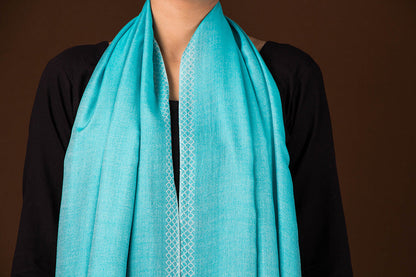 Farrukhabad Modal Silk Reversible Handloom Stole