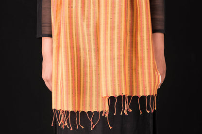 Handwoven Cotton Stole from Nadia