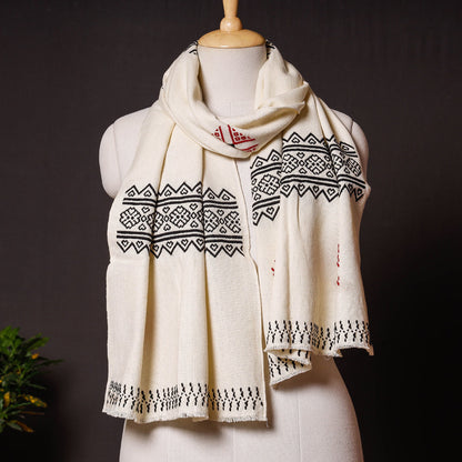 Tribal Toda Hand Embroidery Stole