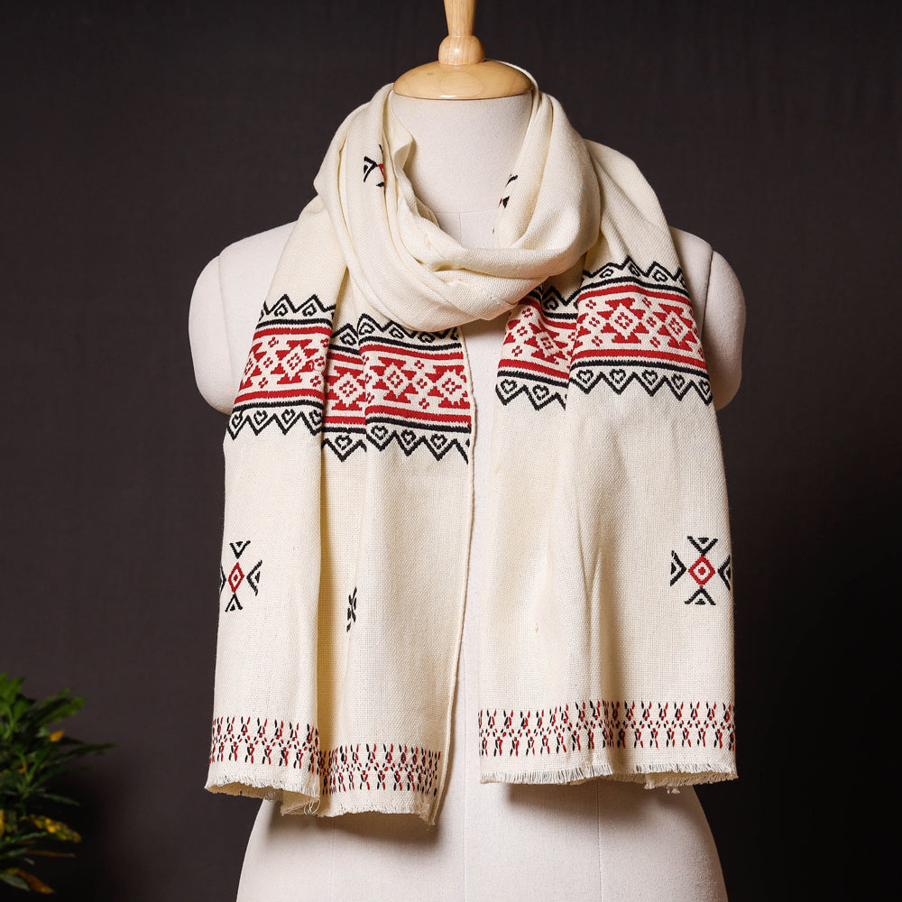 Tribal Toda Hand Embroidery Stole