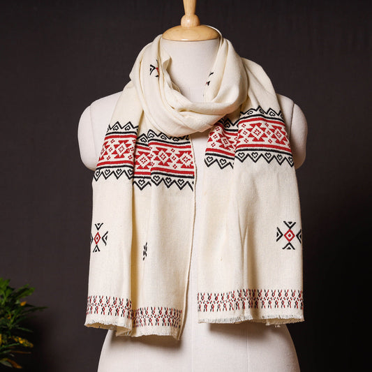 Tribal Toda Hand Embroidery Stole