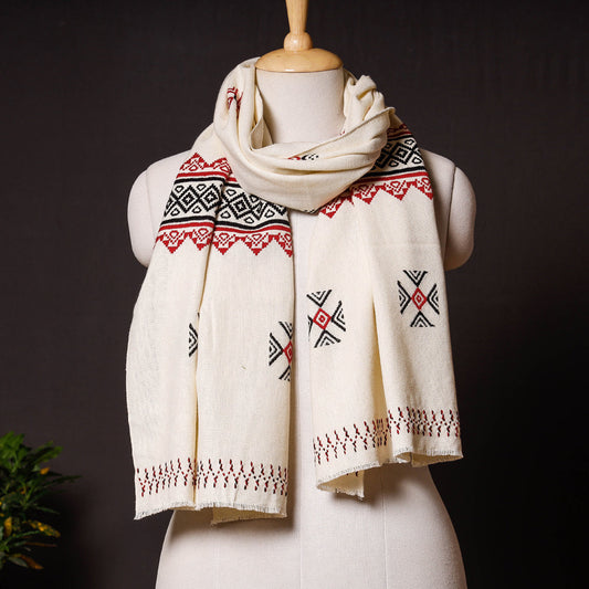 Tribal Toda Hand Embroidery Stole