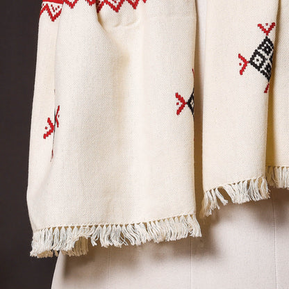 Tribal Toda Hand Embroidery Stole