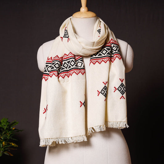 Tribal Toda Hand Embroidery Stole