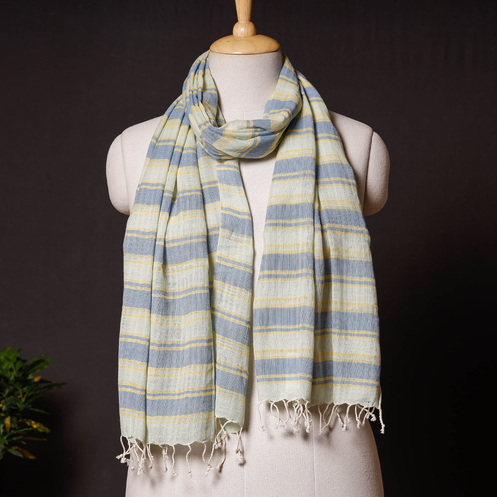 Handwoven Cotton Stole from Nadia